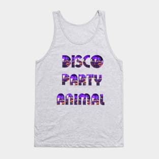 Disco Party Animal Tank Top